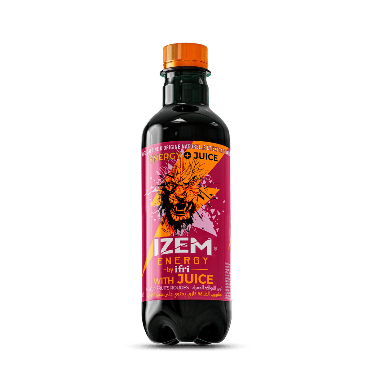 Izem Energy with Juice Fruits Rouges 25cl & 33 cl
