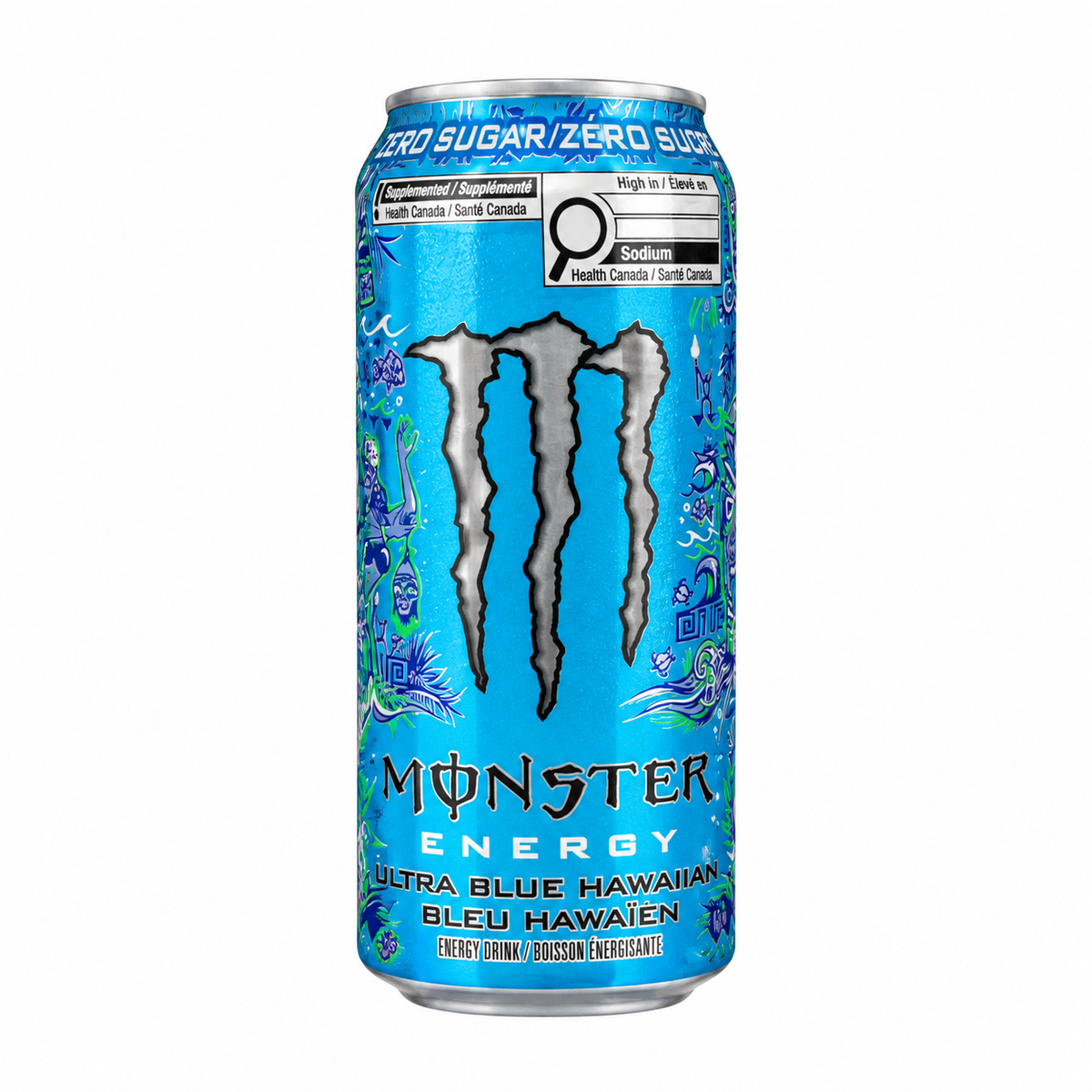 Monster Energy Ultra Blue Hawaiian 473 ml – Zéro Sucre