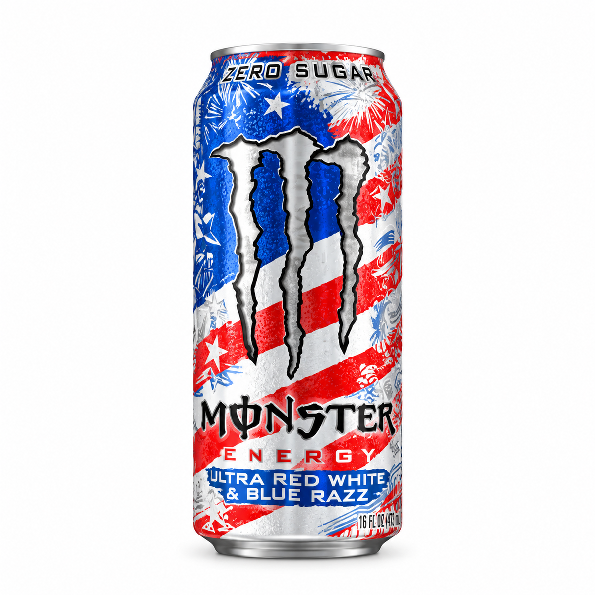 Monster Energy Ultra Red White & Blue Razz – 47,3 cl