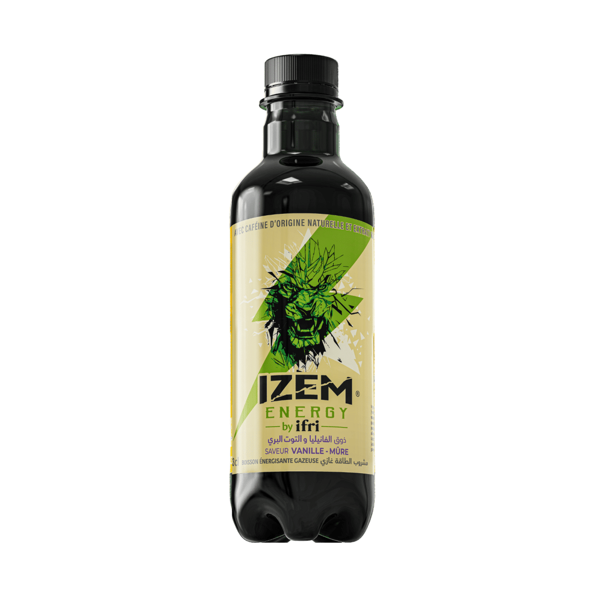 IZEM Energy Vanille & Mûre – Boisson Énergisante Algérienne 33 cl