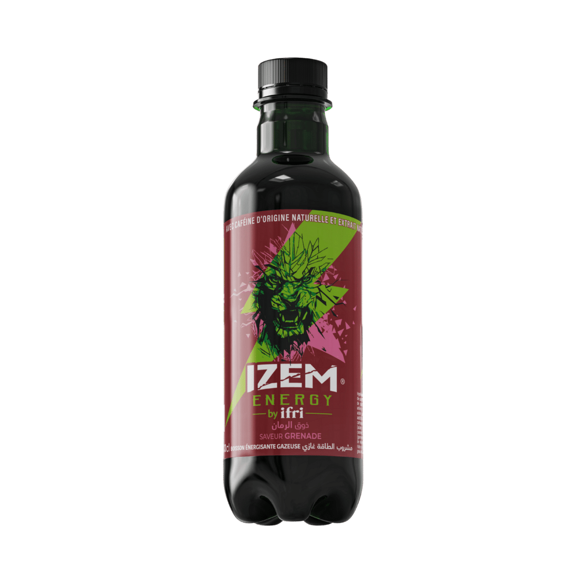 IZEM Energy Grenade – Boisson Énergisante Algérienne 25 cl & 33 cl